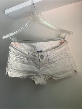 American Eagle Stretch Pale Pink Women's Jean Micro Shorts - Low Rise Casual
